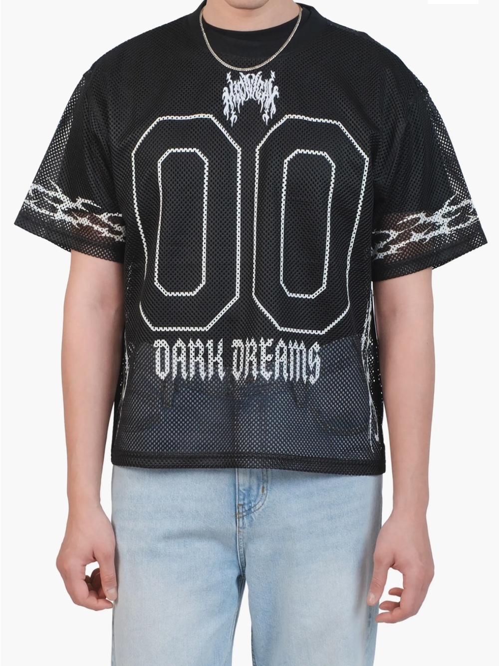 Brooklyn Cloth Midnight Dark Dreams Mesh Jersey Small